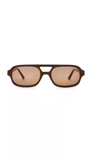 Sofia Sunglasses in Cinnamon | Revolve Clothing (Global)