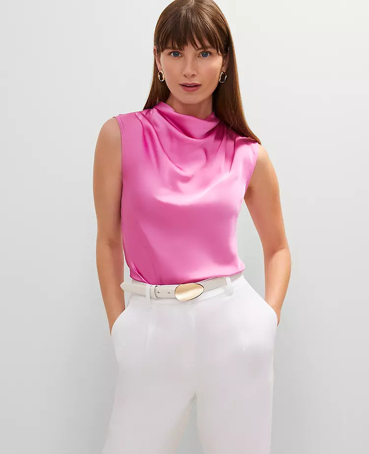 Cowl Neck Shell | Ann Taylor