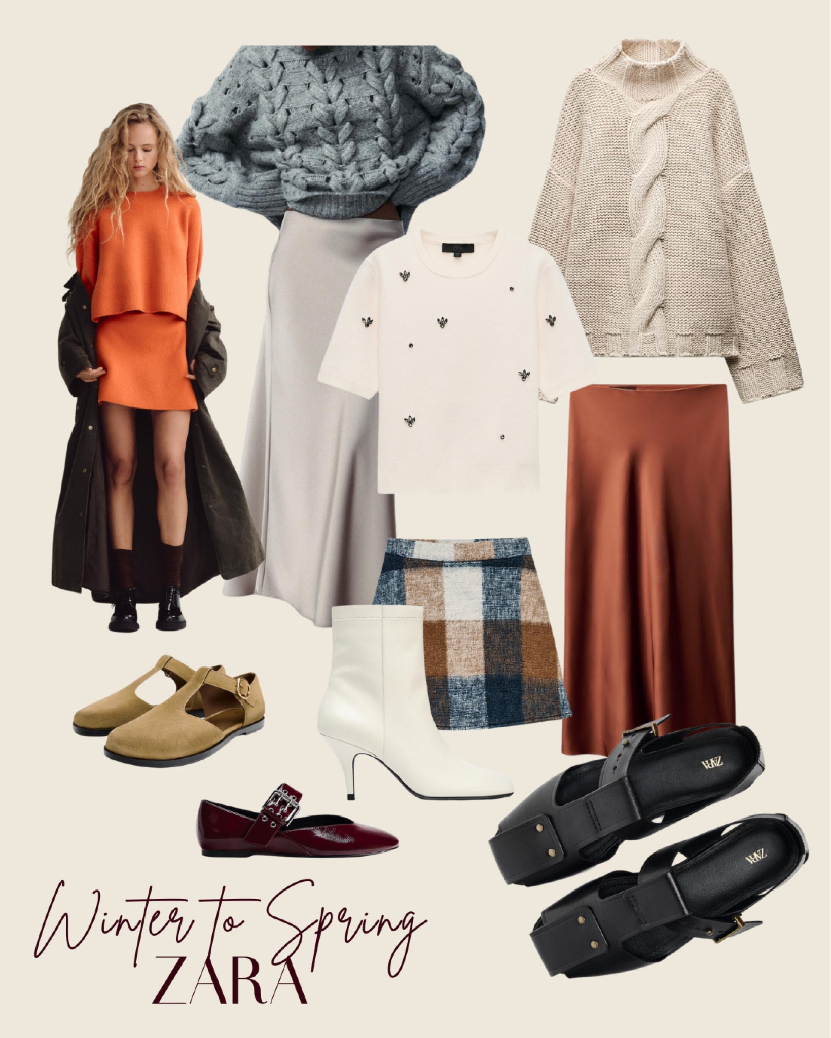 Cozy vibes with a touch of Spring! Perfect options for layering as the weather transitions. #zarahaul #springfashion #zara 

#LTKTravel #LTKStyleTip