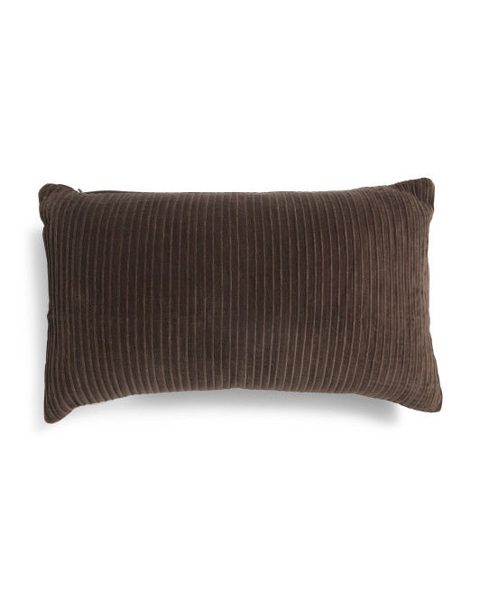 Made In Usa 14x24 Velvet Oblong Pillow | TJ Maxx