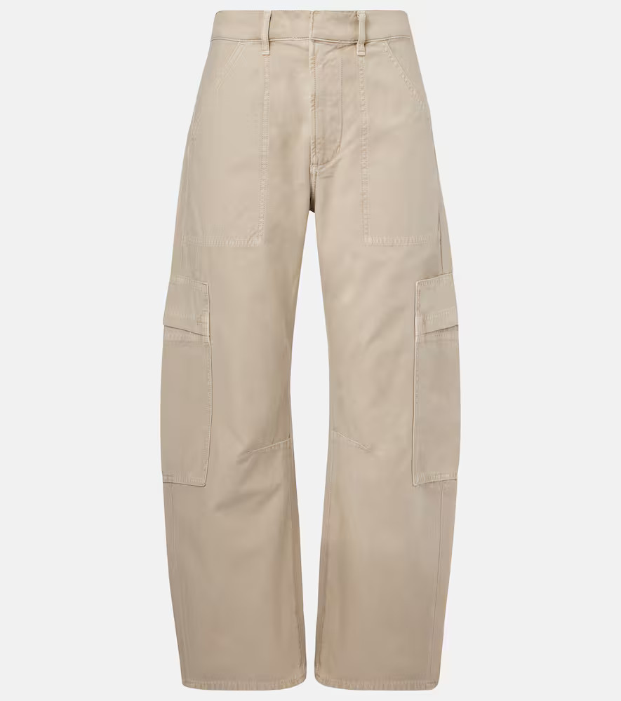Citizens of Humanity Marcelle mid-rise cotton twill cargo pants | Mytheresa (UK)