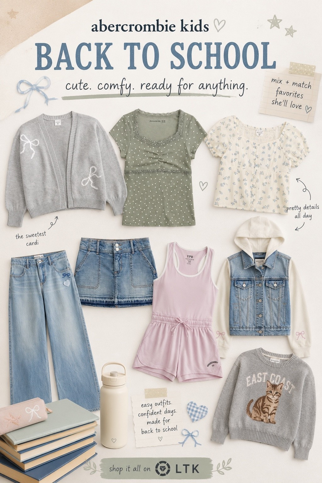 Abercrombie back to school finds!
They are having a sale right now and you can stack with code JENREED 

#abercrombie #backtoschool

#LTKmomlife #LTKKids #LTKSeasonal