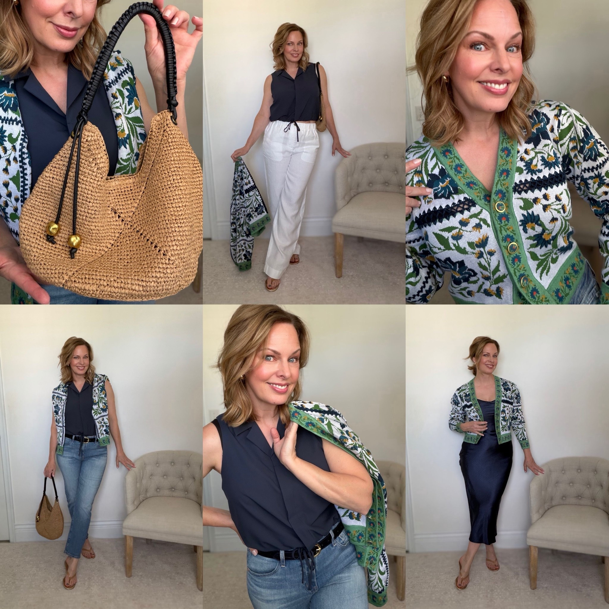 6 pieces chosen by 5 pro stylists-it’s the May Nordstrom 6 Drop! These pieces work well together and play nicely with the rest of your wardrobe! Here are six pieces that will jazz up your spring & summer outfits! 

The button up is true to size and I’m wearing a small. The ￼sweater is a small, true to size. The jeans-if between sizes-size down. I sized up in the linen pants for a more relaxed feel.

#LTKootd #LTKOver40 #LTKPetite