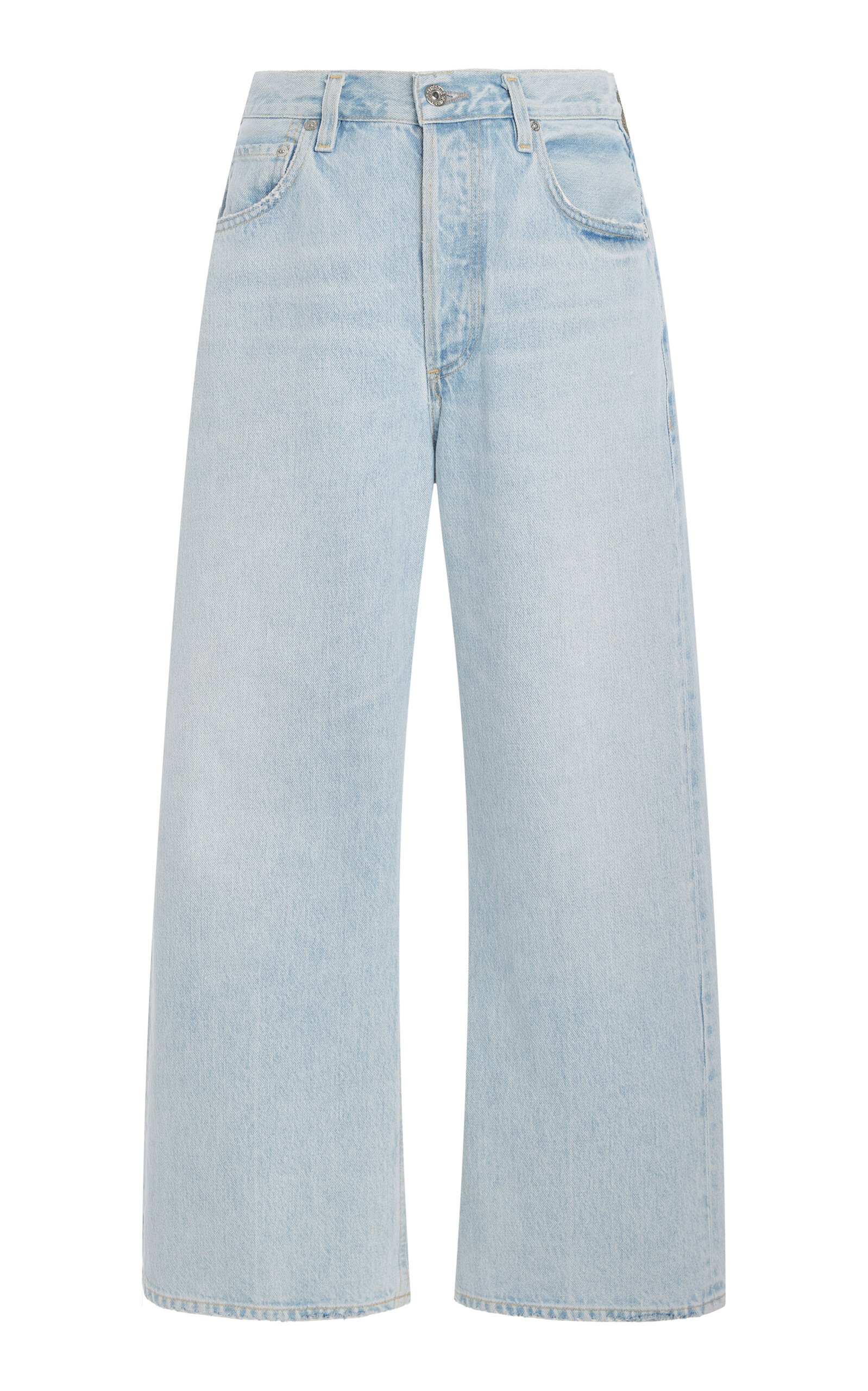 Citizens of Humanity - Gaucho Vintage Rigid High-Rise Wide-Leg Jeans - Light Wash - 30 - Moda Operandi | Moda Operandi (Global)