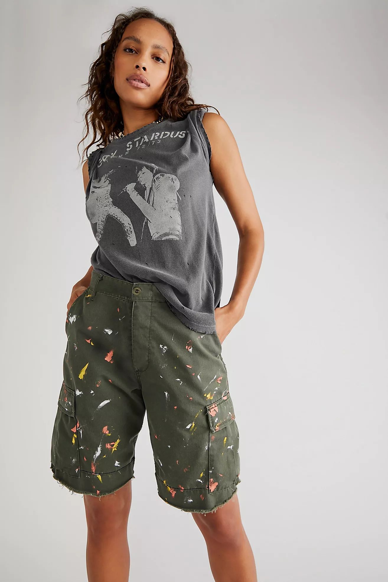 Long Stroke Military Shorts | Free People (Global - UK&FR Excluded)