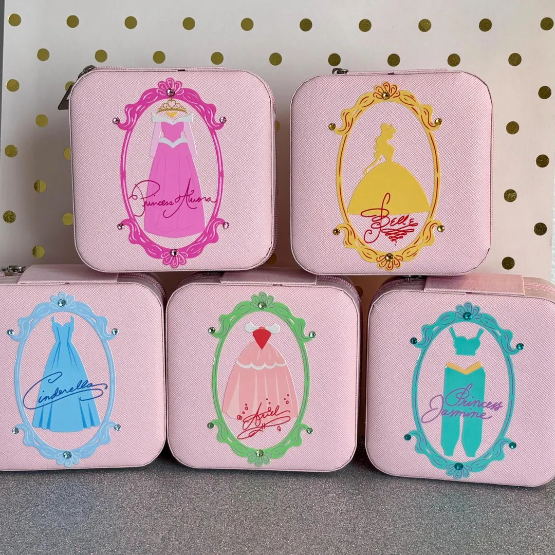 Disney Princess Inspired Jewelry Case - Sparkly Organizer for Makeup, Accessories & Essentials - ... | Etsy (US)