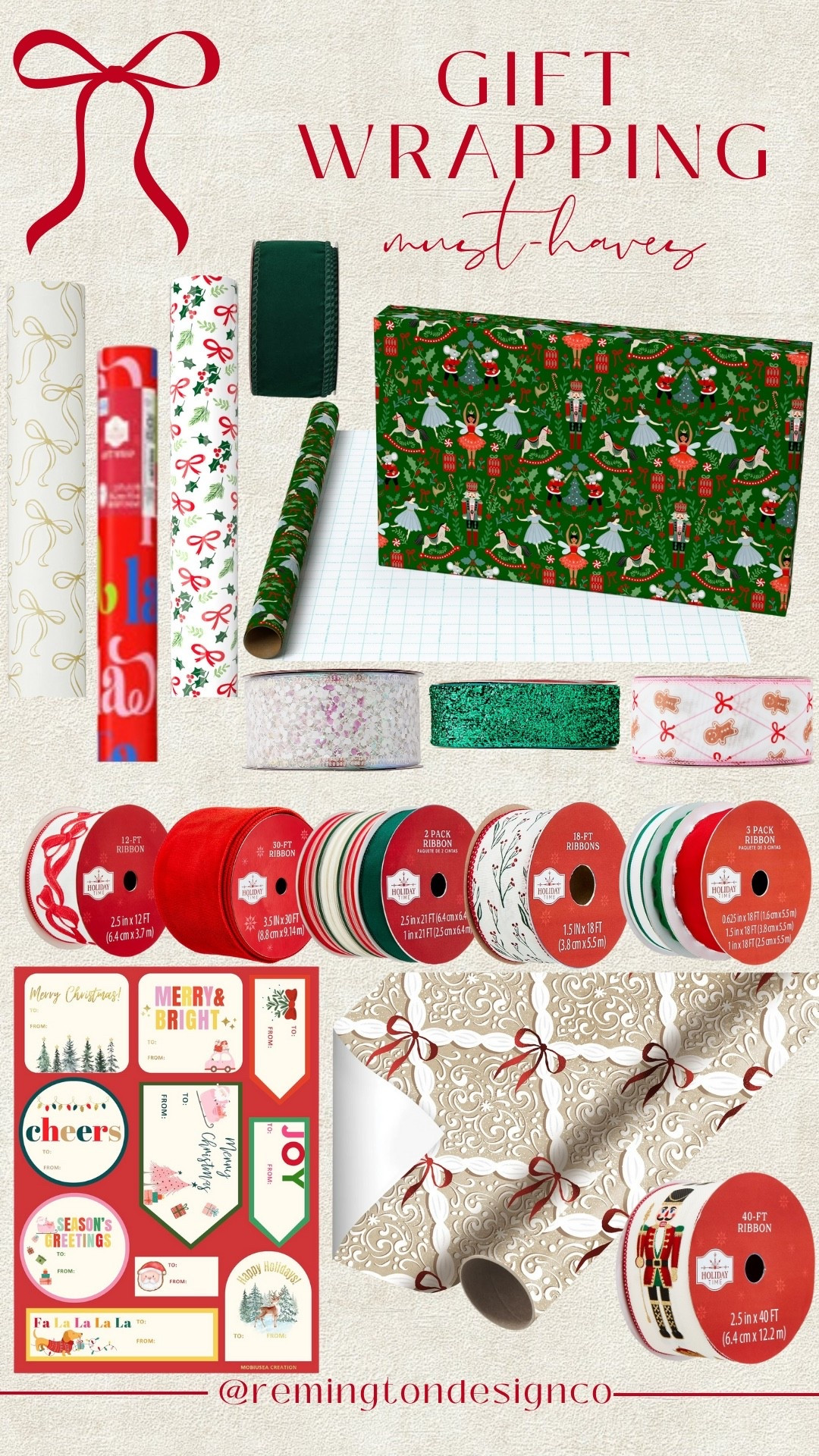 Gift wrapping must-haves 

#LTKHoliday #LTKSeasonal #LTKGiftGuide
