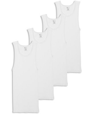 Men's 4-Pack Cotton Tank Tops | Macy's