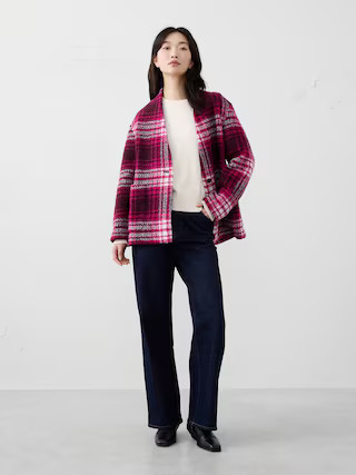 Knit Bouclé Coat | Banana Republic Factory