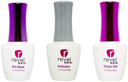 New Revel Nail Dip Liquid System - Set of 3: Pro Base, Activator, Finish Gel | Amazon (US)