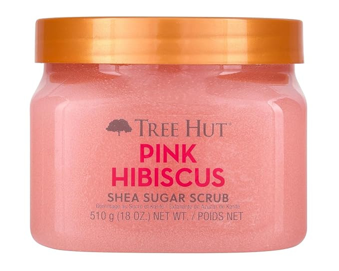 Tree Hut Pink Hibiscus Body Scrub, Exfoliating & Hydrating Sugar Scrub with Shea Butter & Essenti... | Amazon (US)