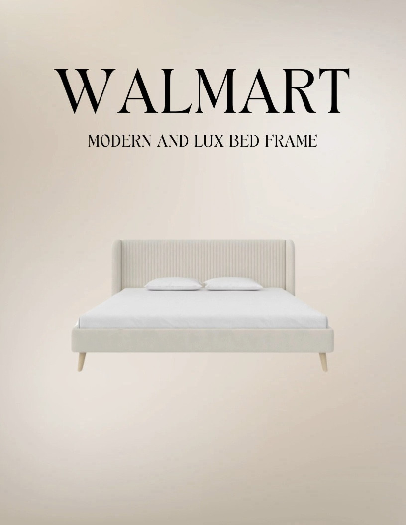 Stunning modern and luxurious bed frame! Update your sanctuary today! 

#ltkhome
#ltkfurniture

#LTKsalealert #LTKhome