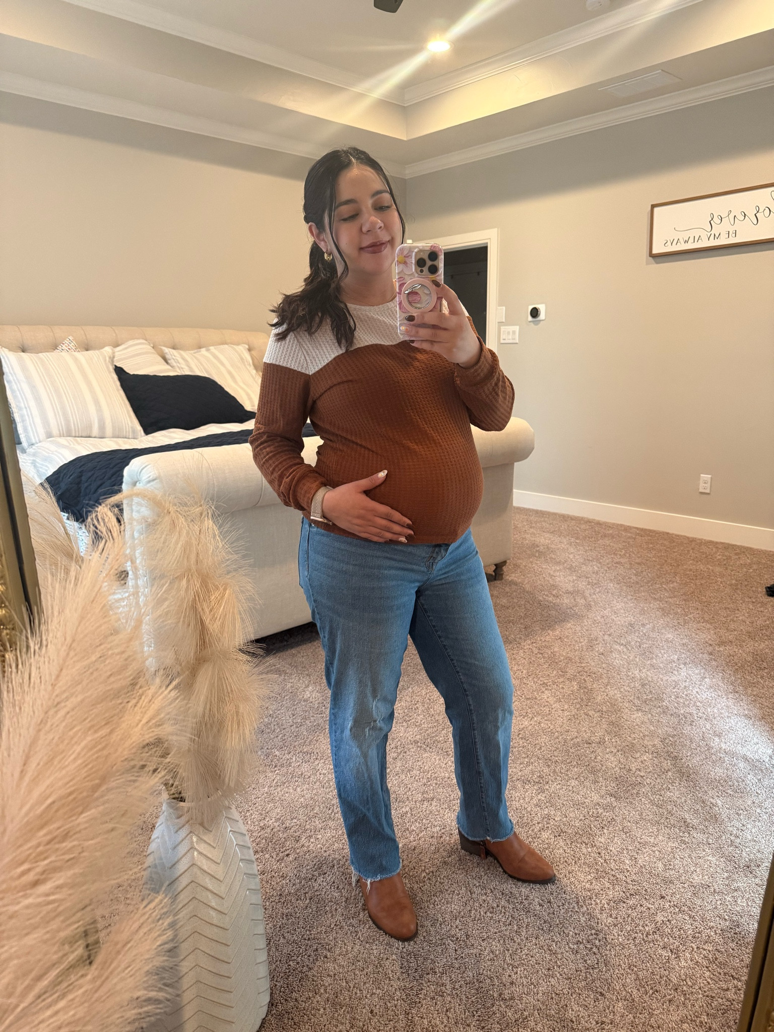 Pregnancy week 34! Nice fall outfit 

#LTKFamily #LTKStyleTip #LTKBump