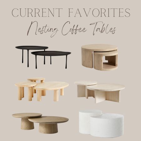I am absolutely loving nesting coffee tables right now…love the look, love the versatility. 

#LTKhome