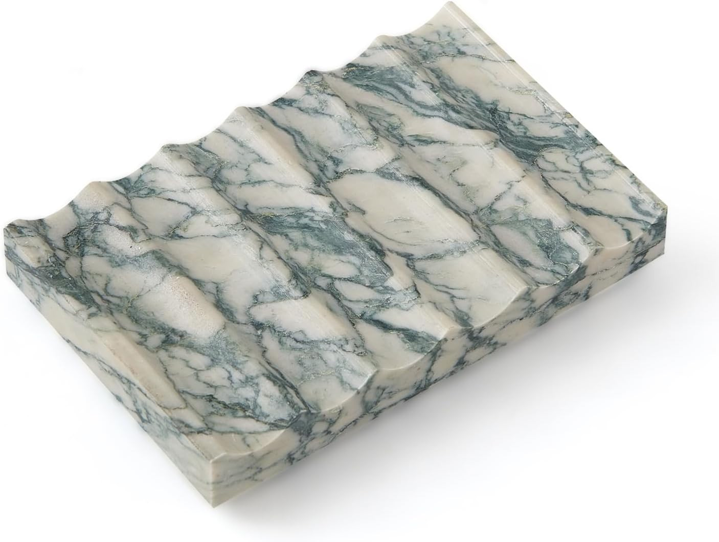 Real Luxurious Natural Marble Soap Dish for Shower,soap Dish for Bathroom,Non-Ceramic/Non-Resin S... | Amazon (US)