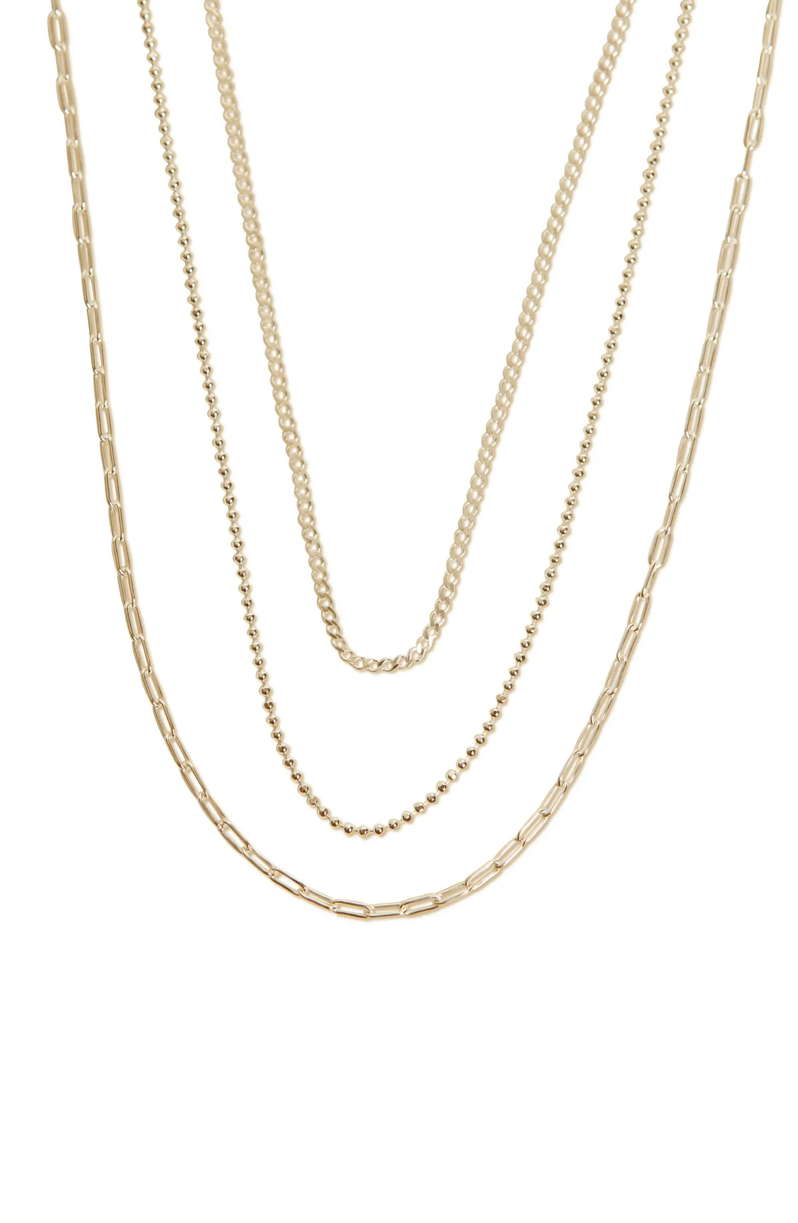Triple Layer Chain Necklace | Nordstrom