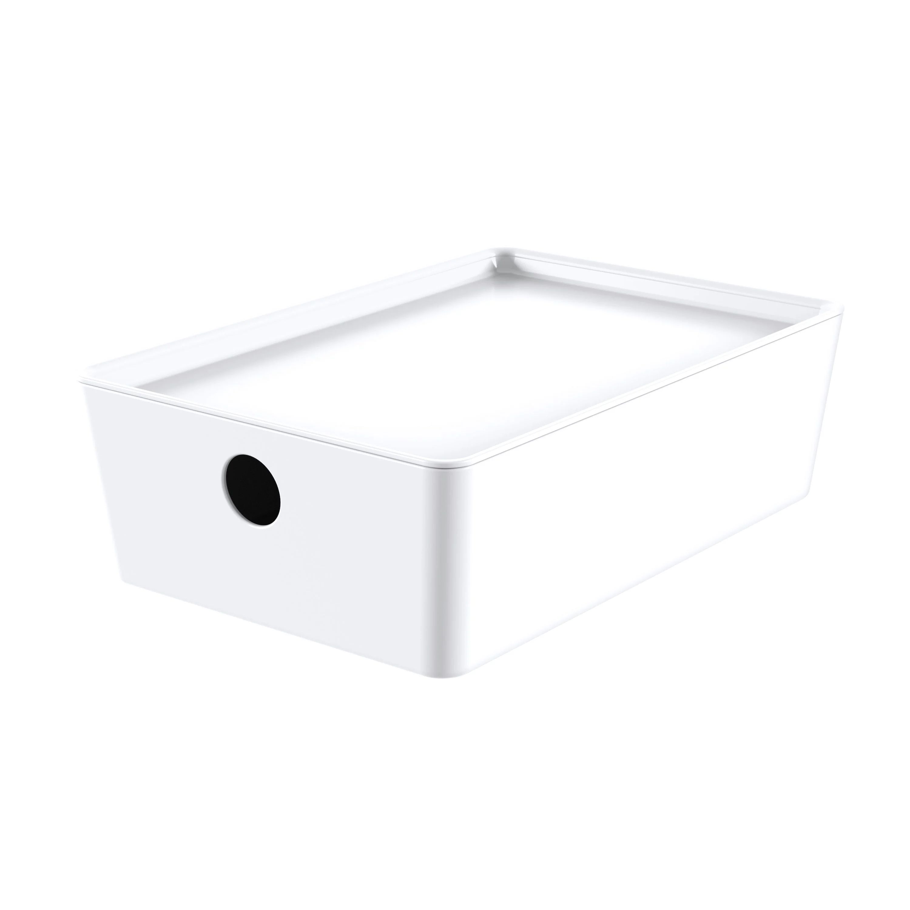 Mainstays Small Lidded Storage White | Walmart (US)