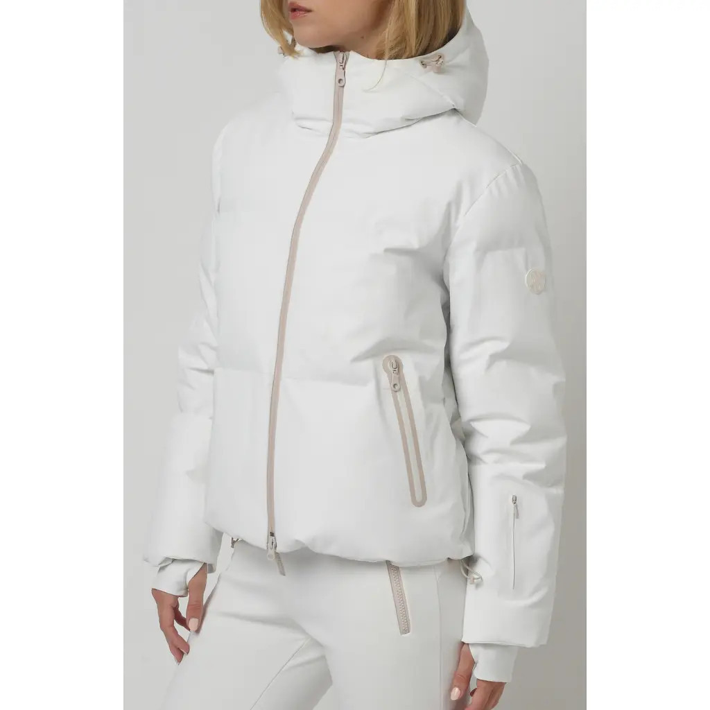 JORDE Poppy Ski Jacket in Ivory at Nordstrom, Size X-Large | Nordstrom