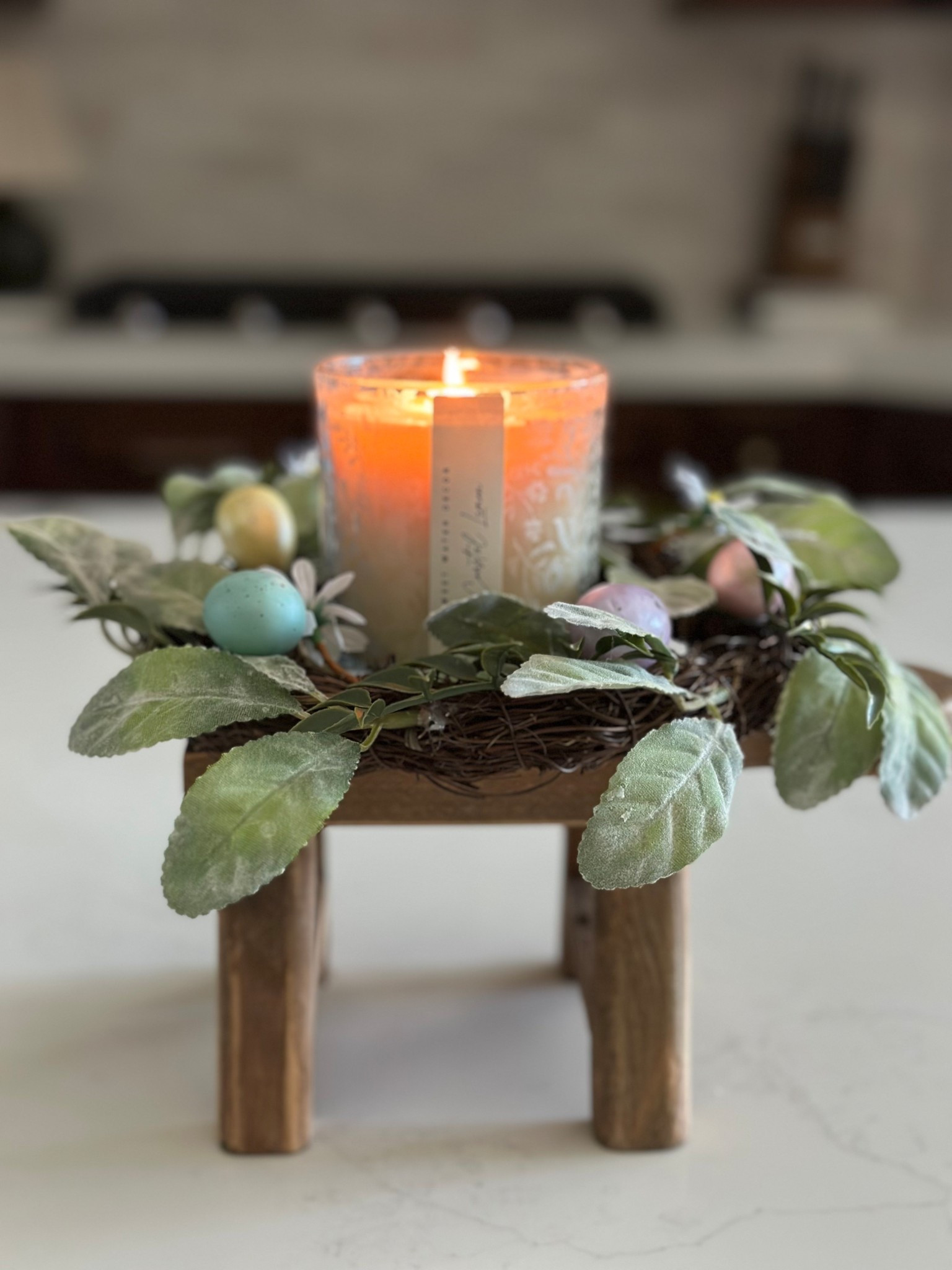 Easy candle holder 🩷

#LTKstorytime #LTKHome #LTKSeasonal