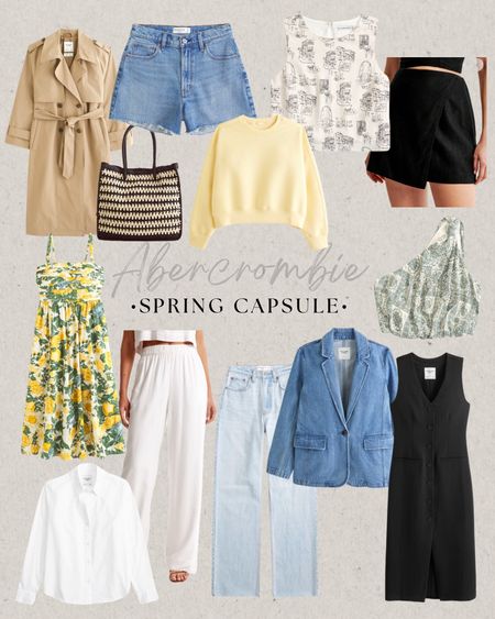 Abercrombie capsule 10 items 20 outfits. Everything 15% off + extra 15% off code AFSHORTS
#abercrombie

#LTKSeasonal