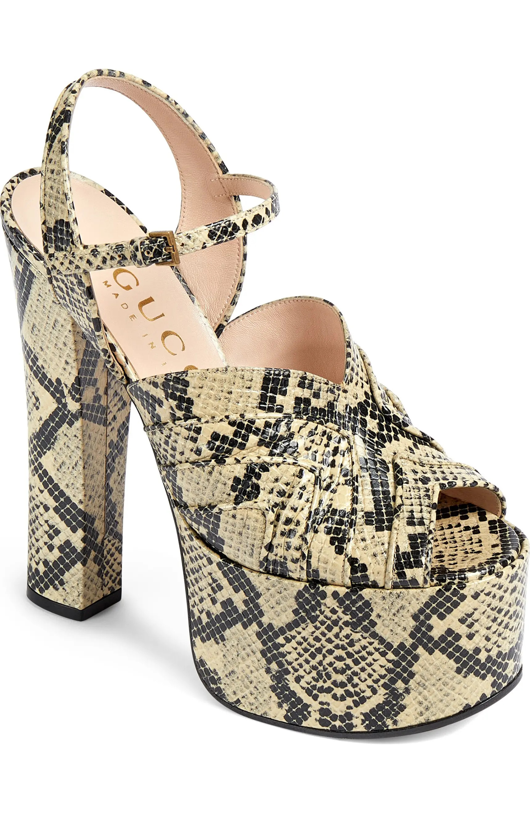 Keyla Snakeskin Print Platform Sandal (Women) | Nordstrom