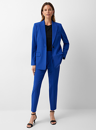 Stretch semi-slim pant | Simons