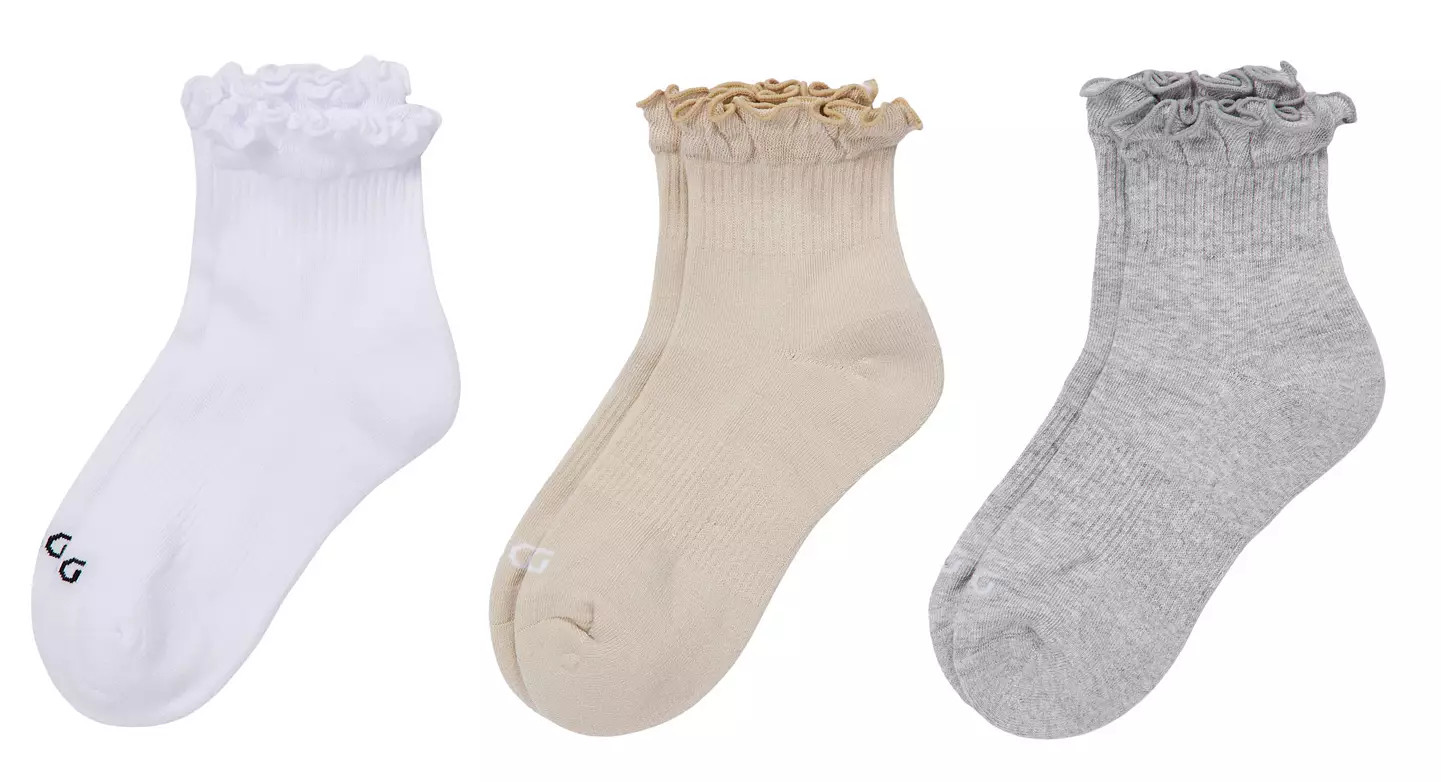 DSG Ruffle Socks 3-Pack | DICK'S Sporting Goods