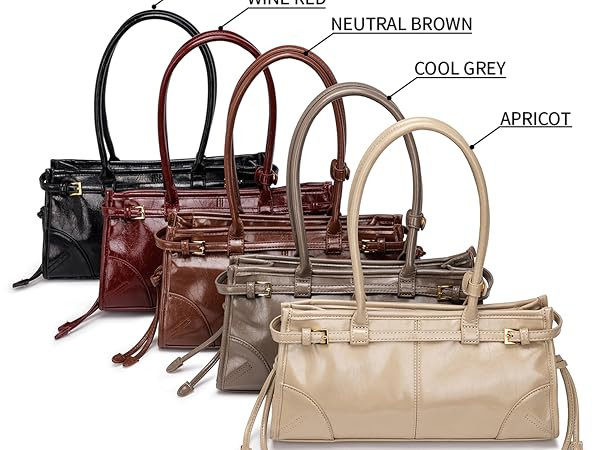 Women\u2019s Shoulder Bag \u2013 Structured, Soft Faux Leather Crossbody Purse, Medium Capacity, ... | Amazon (US)