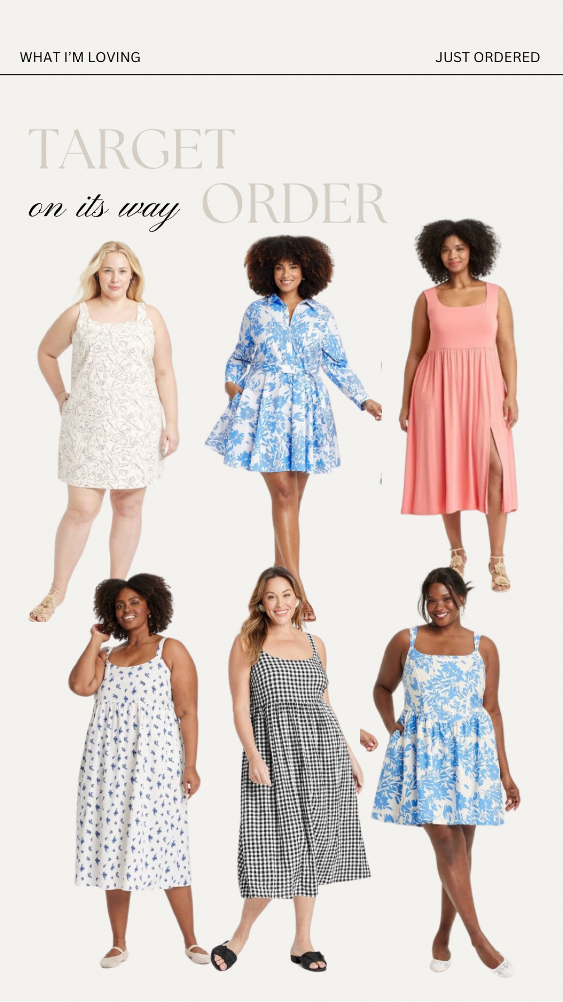My latest Target order! All the spring dresses and I can’t wait to try them on! I ordered a 2x in everything 

#LTKFindsUnder50 #LTKStyleTip #LTKPlusSize