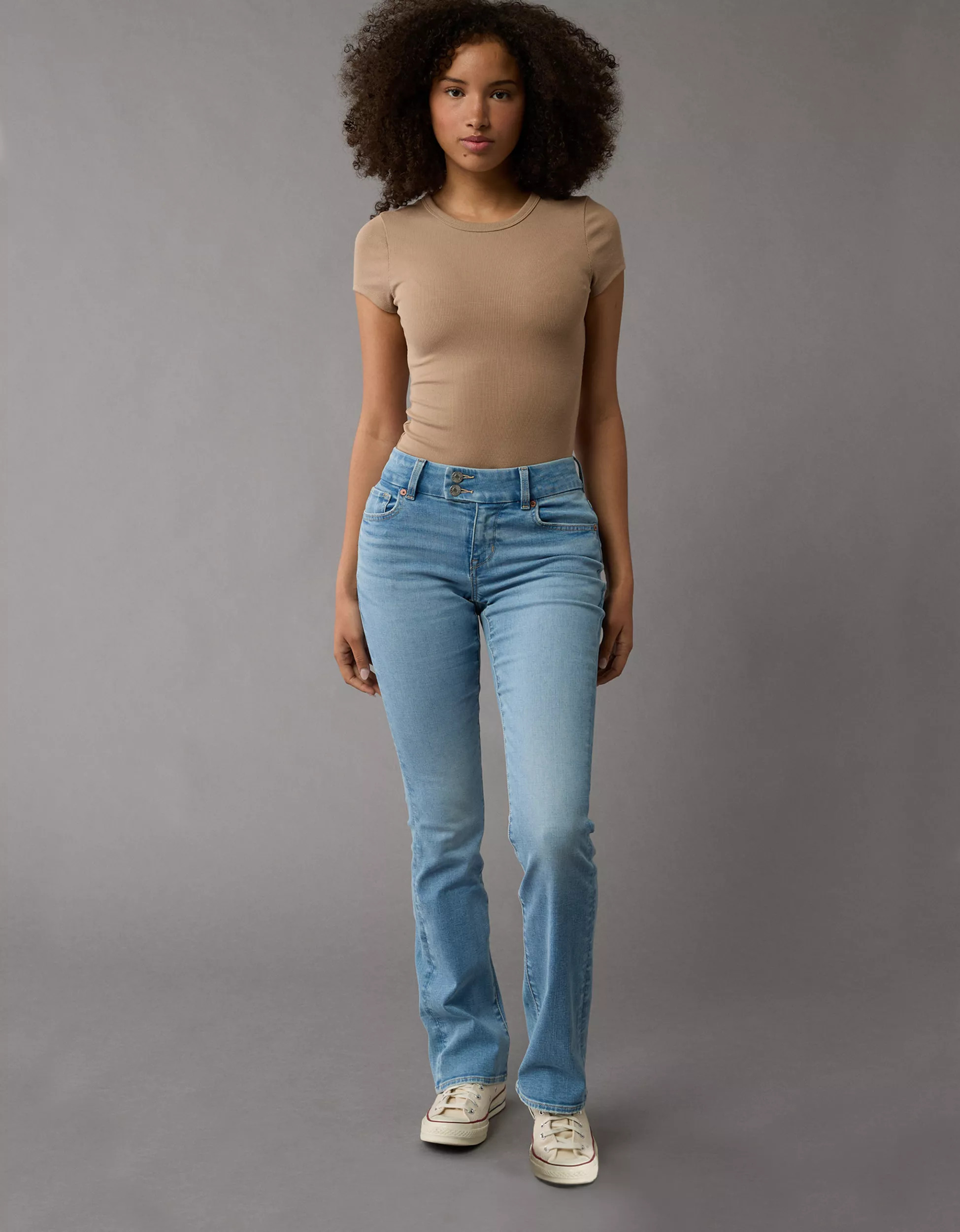 AE Next Level Curvy High-Waisted Skinny Kick Jean | American Eagle Outfitters (US & CA)