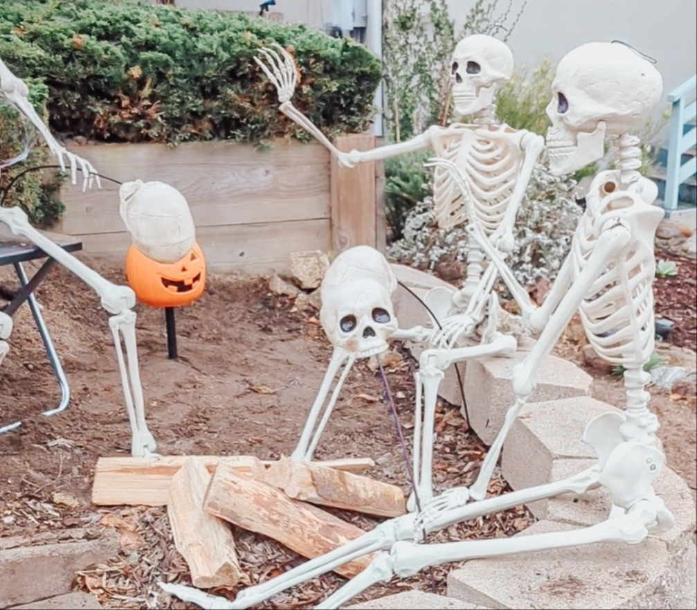 Just a casual skeleton gathering 👻

#LTKHalloween #LTKHome #LTKHoliday