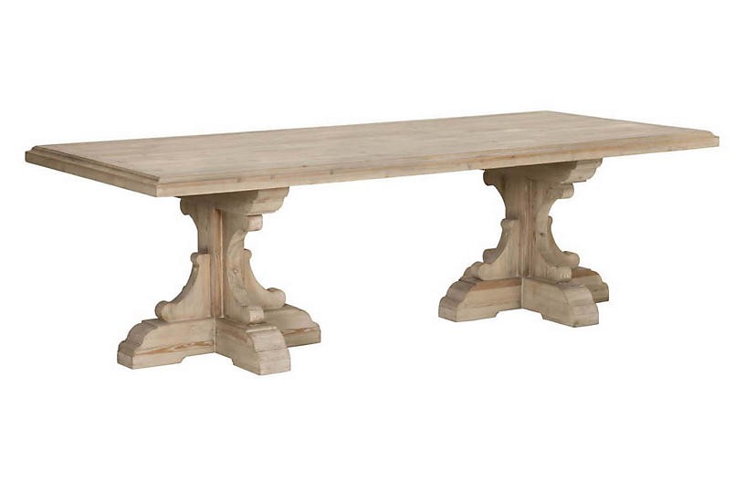 Baldwin Dining Table, Natural | One Kings Lane