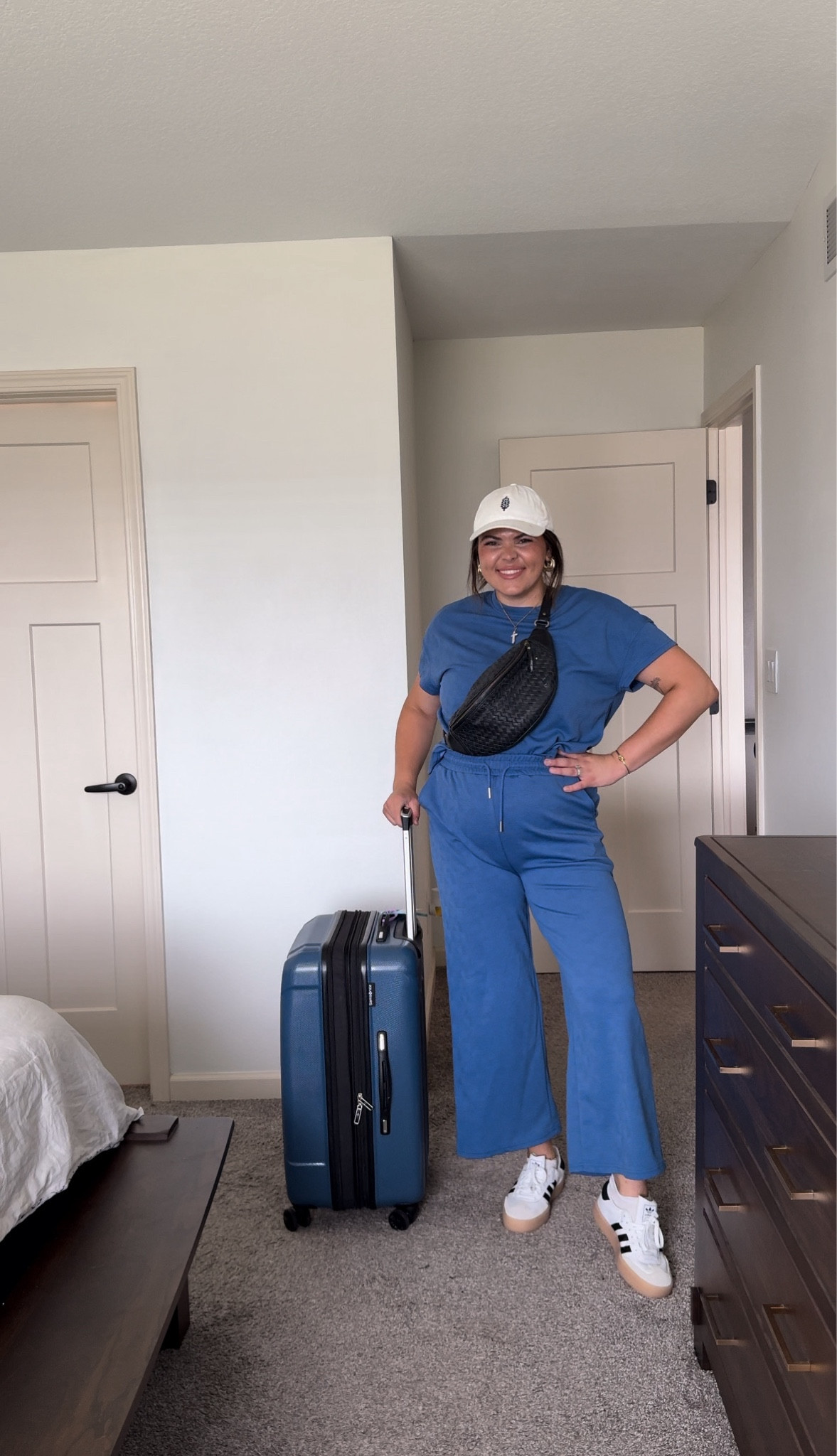 The best travel outfit or just an easy work from home look! My bag is from Mandrn and you can use code HiErica for 15% off at checkout!! Travel outfit, athleisure wear, casual wear, summer outfit

#LTKTravel #LTKMidsize #LTKSeasonal