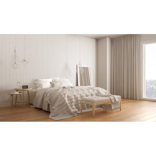 Style Selections 48-in x 96-in Beaded White MDF Wall Panel | Lowe's