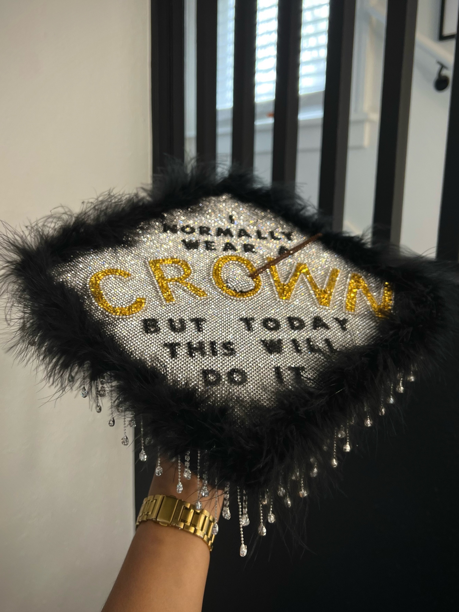 Graduation Cap Ideas Rhinestone