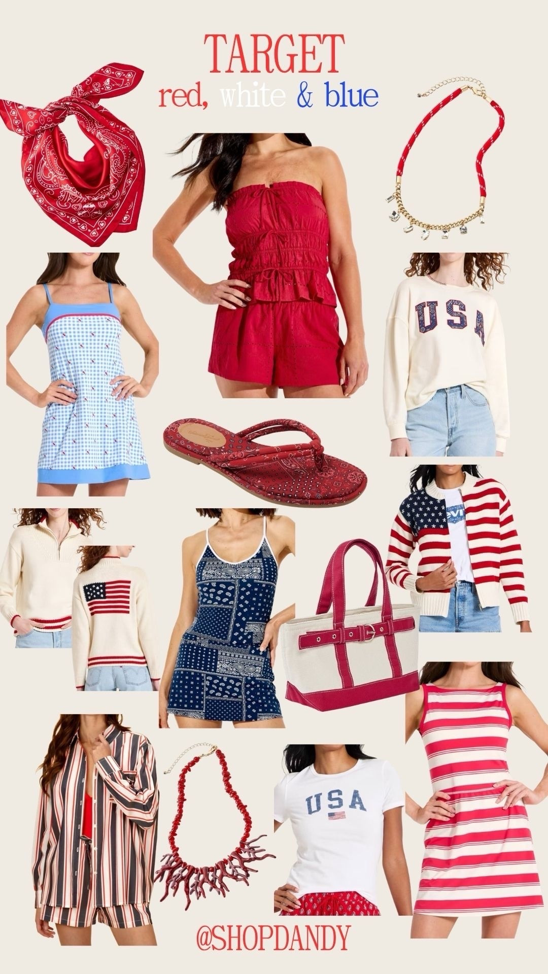 Target has the cutest red, white & blue outfits for the 4th of July weekend!

#LTKootd #LTKgrwm #LTKSeasonal