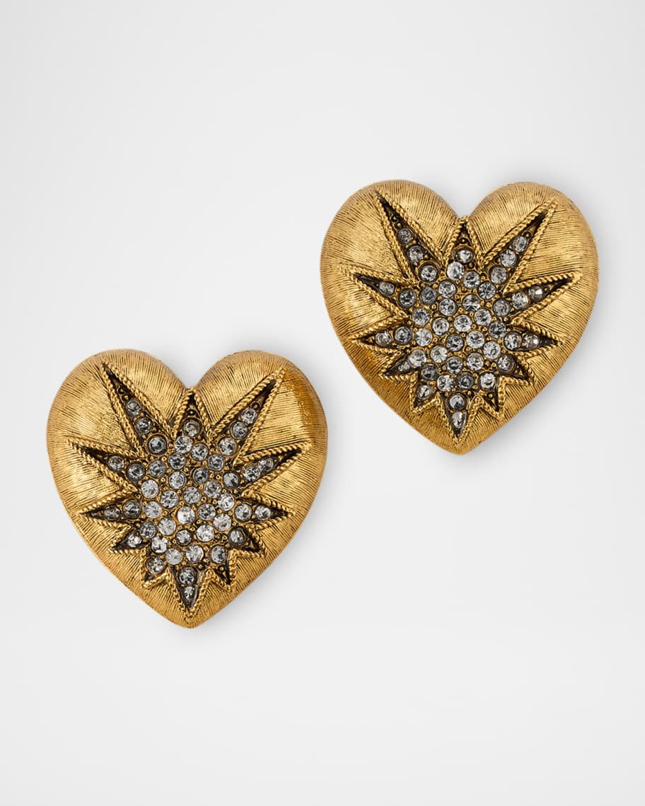 Elizabeth Cole Heart of Tefiti Crystal Stud Earrings, Valentine’s Day Gift Ideas, Mothers Day,  | Neiman Marcus
