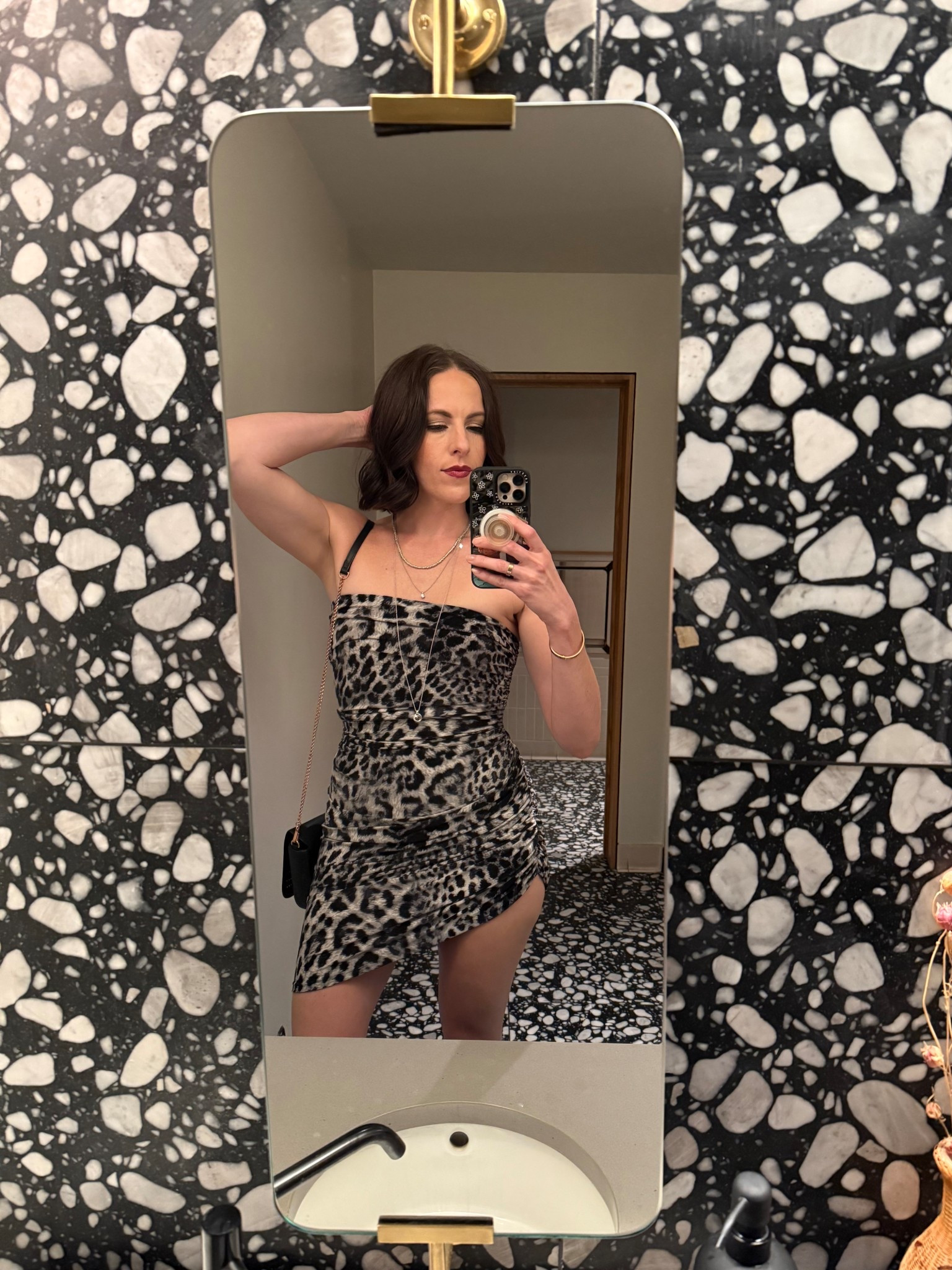 My birthday weekend dinner at Uchi in Old Town Scottsdale ✨ This dress has a built in bodysuit so there’s no worry if it being too short  #normakamali #pickleballdress #animalprint

#LTKStyleTip #LTKParties #LTKSeasonal