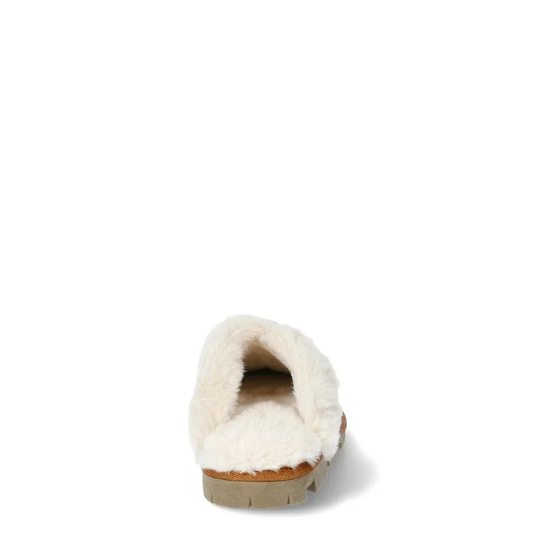 Joyspun Women's Suede Clog Slippers, Sizes 6-11 | Walmart (US)