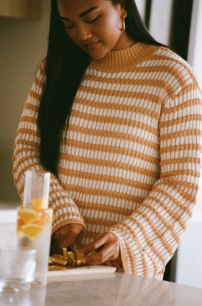 Morela Knit Dress - Honey Stripe | SABO SKIRT (Global)