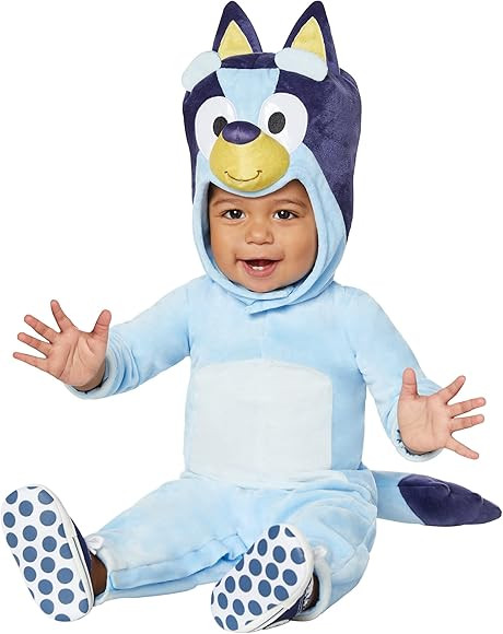 Spirit Halloween Bluey Baby Bluey Costume | Officially Licensed | Group Costume | One Piece Outfi... | Amazon (US)