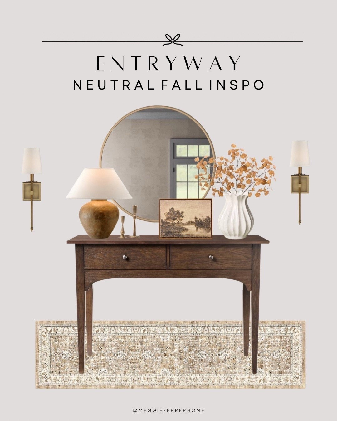 🍂 Neutral fall entryway vibes 🤎
I wanted this little corner to feel cozy and layered without being too heavy — mixing warm wood tones, soft textures, and just the right amount of fall touches ✨



#fallhomedecor #neutralhomedecor #modernorganic #cozyhome #interiordesign #homedecorfinds #entrywaydecor #seasonalstyling #ltkhome #homedesigninspo


#LTKSeasonal #LTKFindsUnder100 #LTKHome