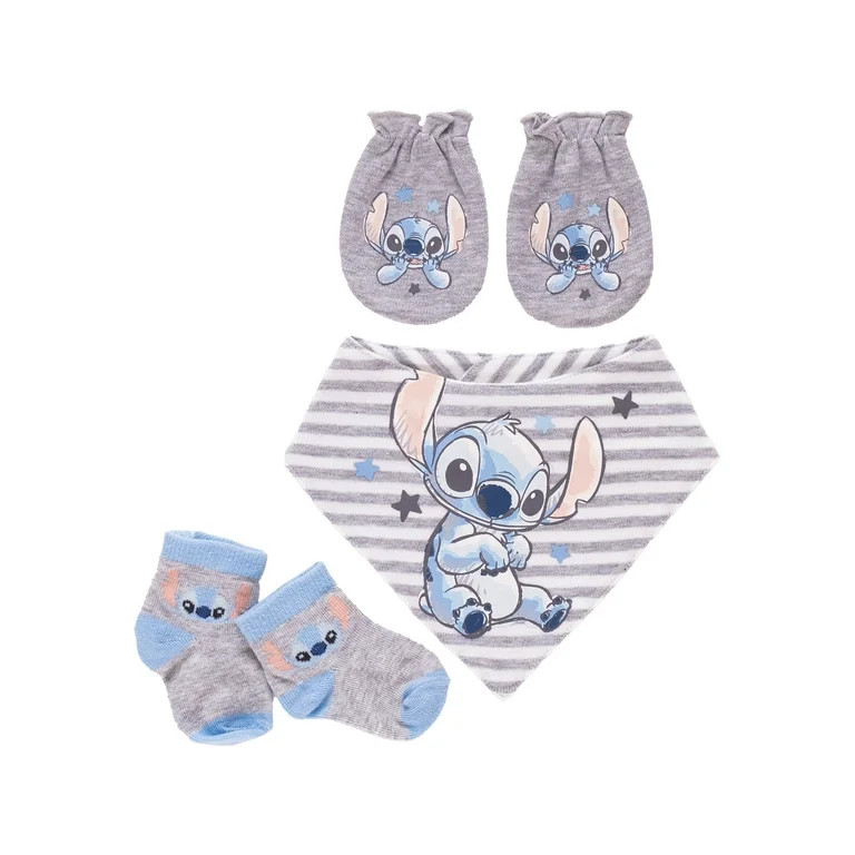 Disney Baby Wishes + Dreams Character Infant Baby Accessories Bib, Socks and Mittens Set, 3-Pack,... | Walmart (US)