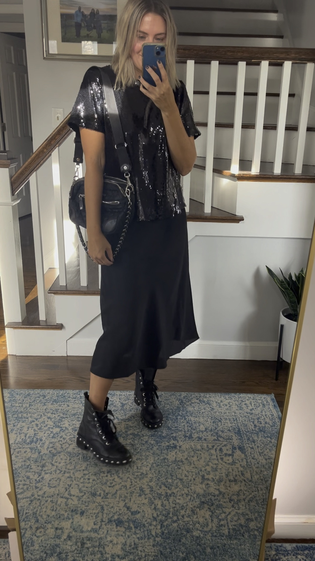 I love a sparkle top for Holiday with skirt or denim.  Size small.  So comfy 

#LTKover40 #LTKHoliday #LTKfindsunder100