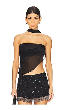 Mirror Palais Deity Top in Black from Revolve.com | Revolve Clothing (Global)