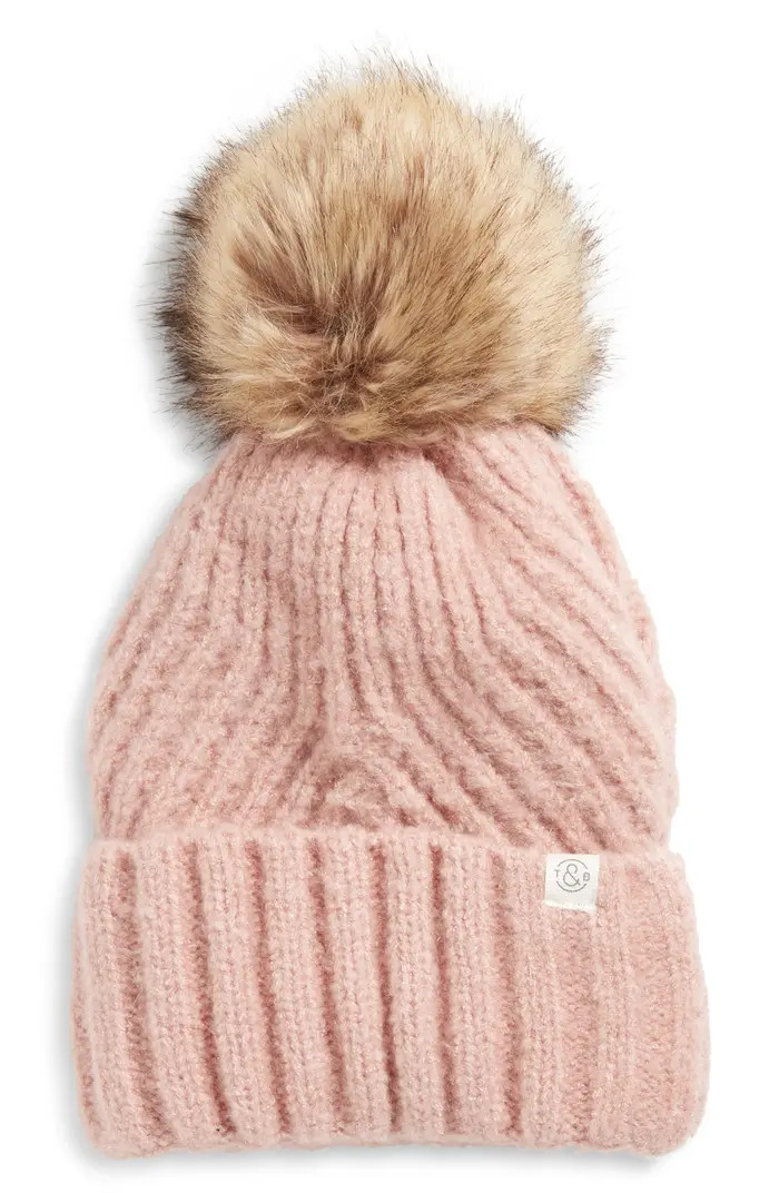 Faux Fur Pom Beanie | Nordstrom