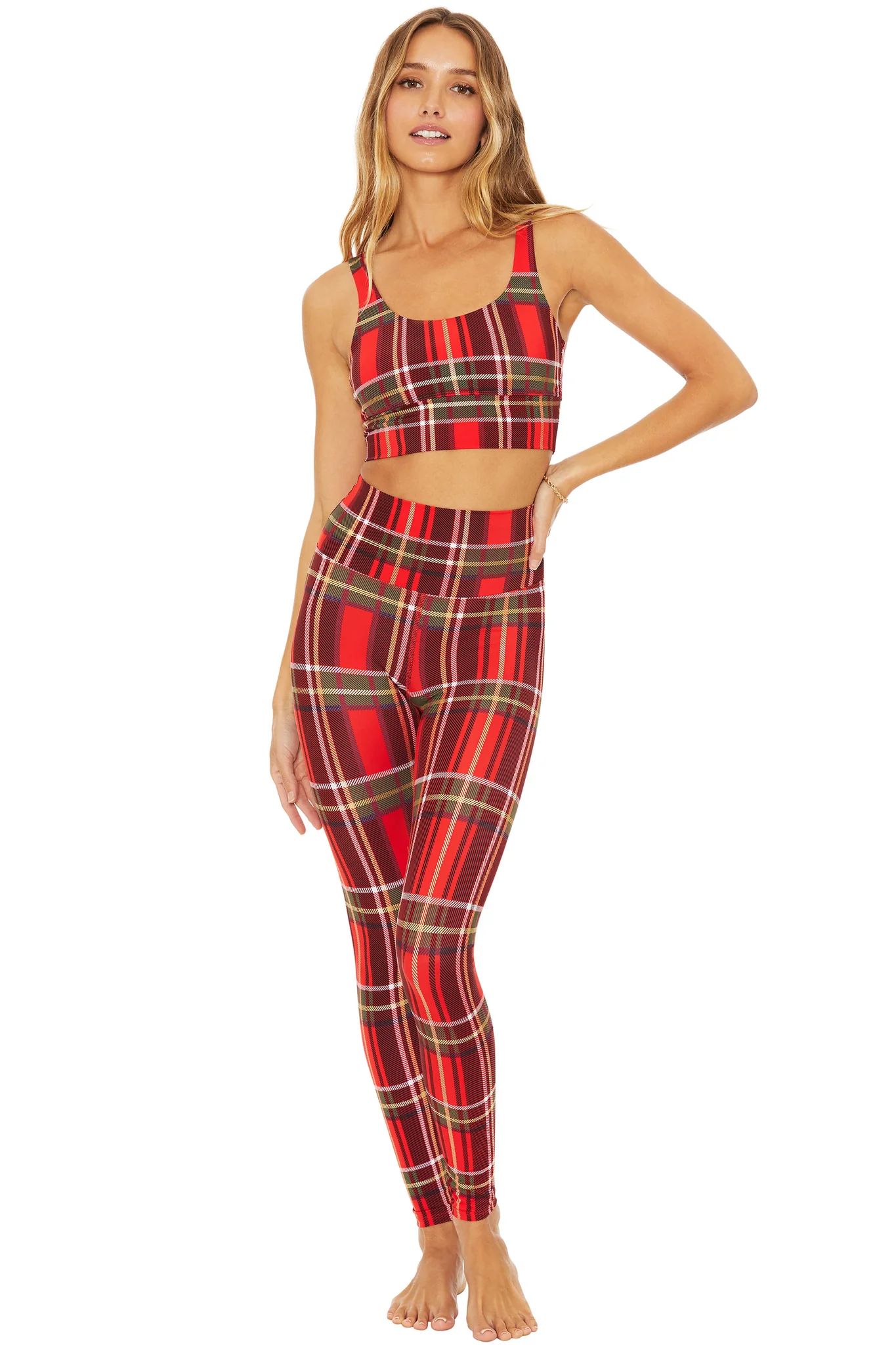 Piper Legging Holiday Plaid | Beach Riot