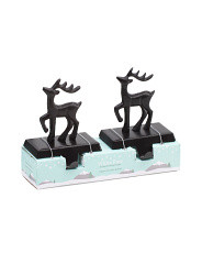 Set Of 2 Reindeer Stocking Holders | Marshalls