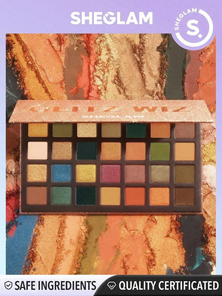 SHEGLAM The Glitz Wiz Lidschatten Palette - Brick Lane | SHEIN