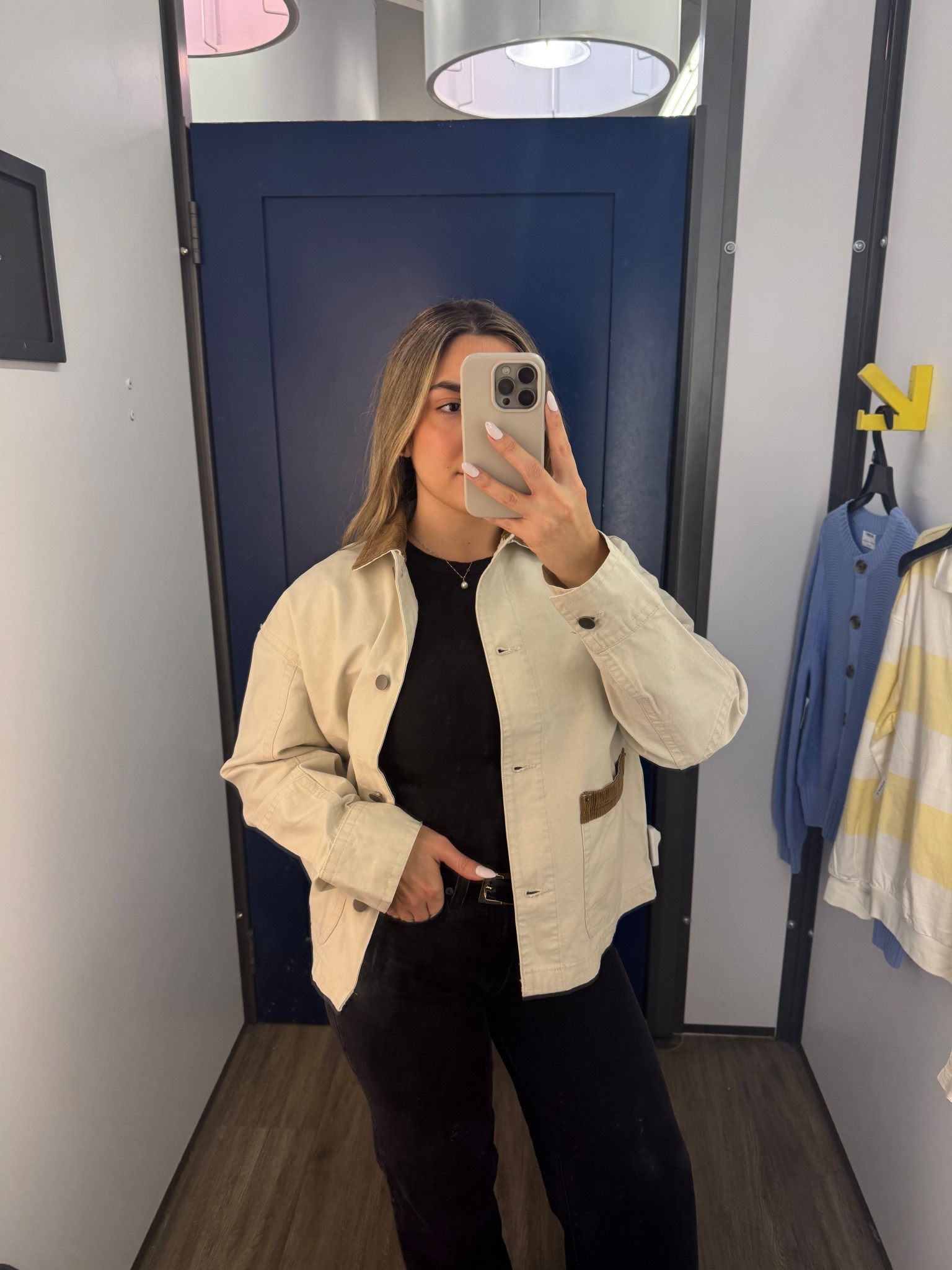 Inexpensive barn jacket from old navy! Great quality and on budget. 

#LTKover50style #LTKcanada #LTKstyletip